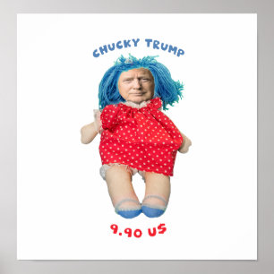 Póster Boneca de Chucky Donald Trump