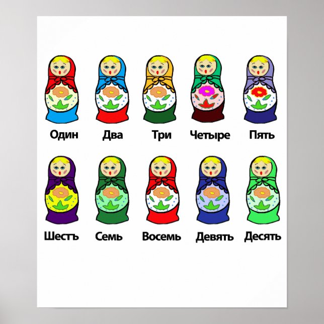 Poster Boneca de ninho russa (Matryoshka) (Frente)