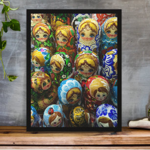Póster Bonecas Matryoshka Quiosque de Lembranças Foto de