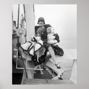 Póster Bonecas na plataforma, 1920