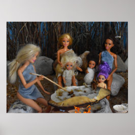 Poster Bonecas pré-históricas.