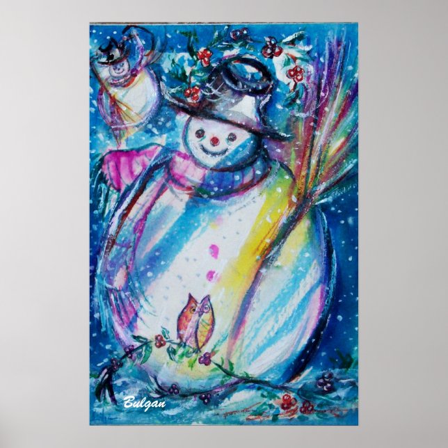 Póster BONECo com CORUJA (Frente)