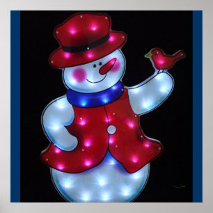 Póster Boneco de neve