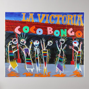Póster Bongos dos Cocos de Victoria do La
