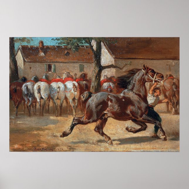 Poster Bonheur - Trotting Horse (Frente)