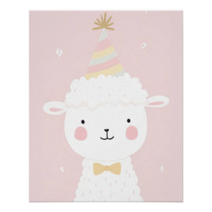 Póster Bonita Arte de Muro de Enfermeiro, Pia-Cor-de-Deco