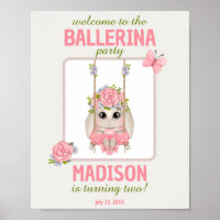 Bonita bailarina cony pastel de aniversário rosa b