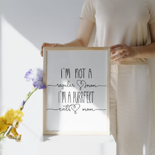 Poster Bonita, eu sou Puro Gato Mãe Gato Gato Gato Gato G