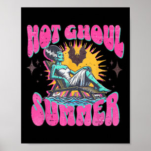 Poster Bonita Ghoul de Verão Engraçado Horror Summer Beac