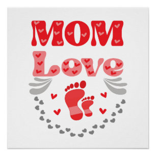 Póster Bonita Mãe Amor