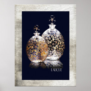 Poster Bonitas Garrafas de Perfume Lalique