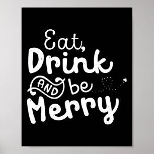 Poster Bonito & Engraçado Comer Natal