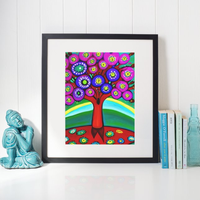 Poster Bonito Arte Quimológica Colorida (Criador carregado)