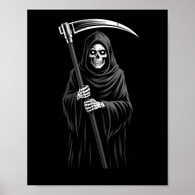 Poster Bonito Ceifador de Grelha Maluco, Monstro de Garra (Frente)