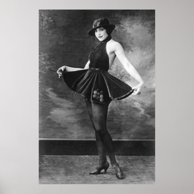 Póster Bonito dançarina, 1910 (Frente)