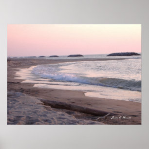 Poster bonito do Lago Erie