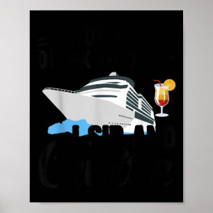 Poster Bonito Engraçado não bebo dirijo bebo cruzeiro fér