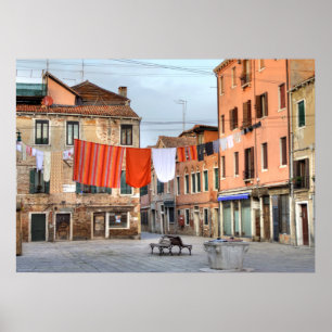 Póster Bonito Linhas De Vestuário Do Campo Ruga