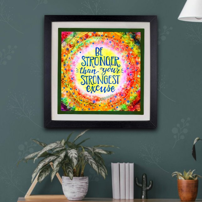 Poster Bonito Mais Forte Do Que A Faculdade De Inspirivid (Criador carregado)