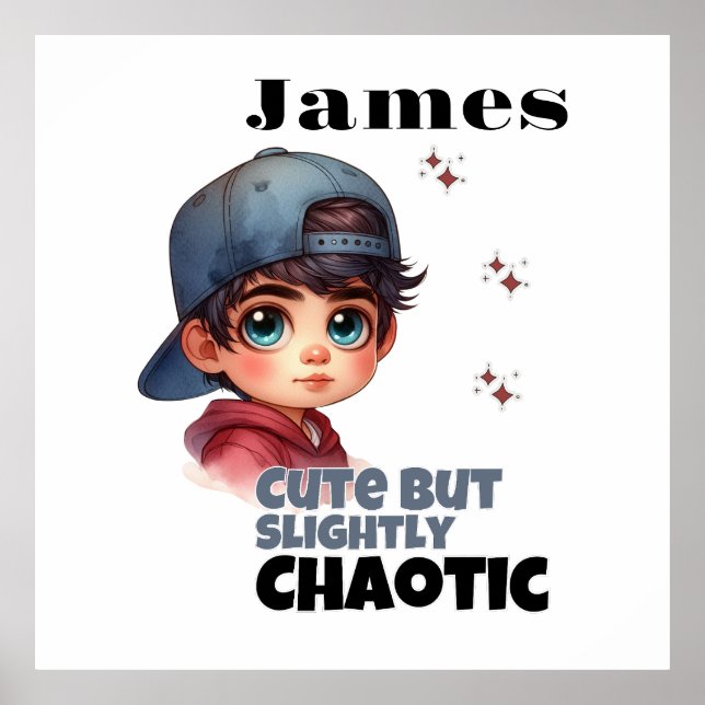 Poster Bonito, Mas Ligeiramente Chaótico (Frente)