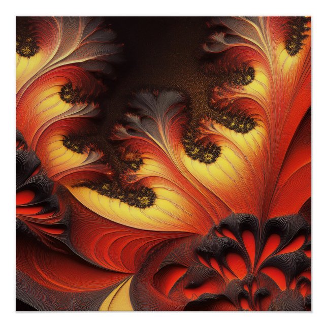 Póster Bonito Newtonbrot Colorido de outono (Frente)