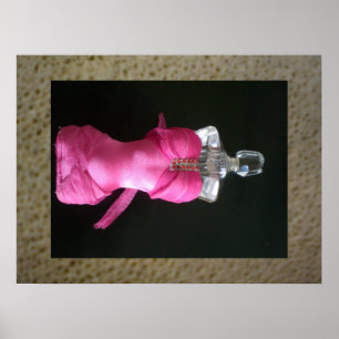 Póster Bonito no frasco de perfume de robalo