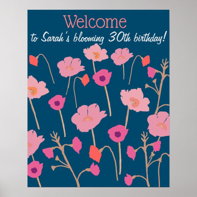 Poster Bonito Partido Floral 30 (Frente)