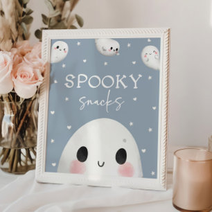 Poster Bonito Sinal de Sapatos de Halloween