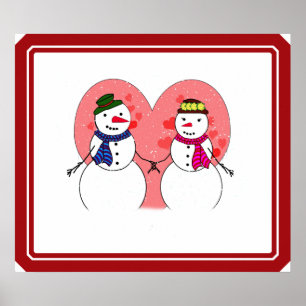 Poster Bonitos Neves Neves Doçosos - Neve Apaixonada