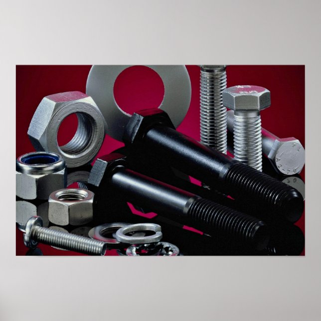 Póster Bonitos prendedores industriais (Frente)