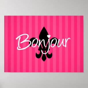 Póster Bonjour