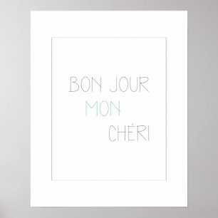 Poster Bonjour Mon Cheri II
