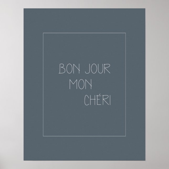 Poster Bonjour Mon Cheri II (Frente)