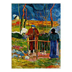 Póster Bonjour, Monsieur de Paul Gauguin