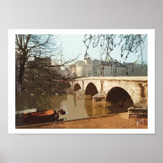 Póster Bonjour Paris (Frente)