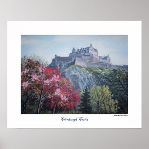 Poster Bonnie Scotland Edinburgh Castle Scotland belart