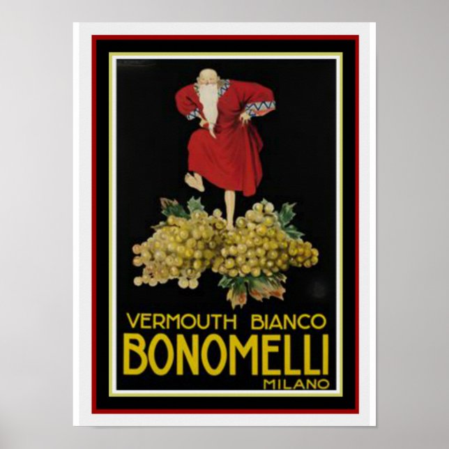 Poster Bonomelli 12 x 16 por Leonetto Cappiello (Frente)