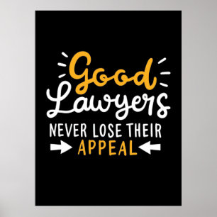 Poster Bons Advogados Nunca Perder Seu Recurso