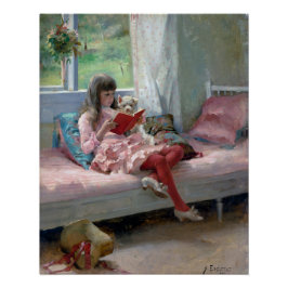 Póster Bons Amigos por Albert Edelfelt 1881