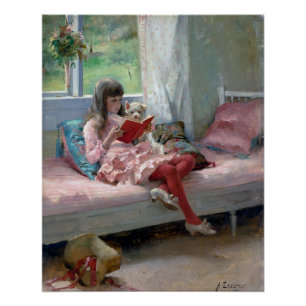 Póster Bons Amigos por Albert Edelfelt 1881