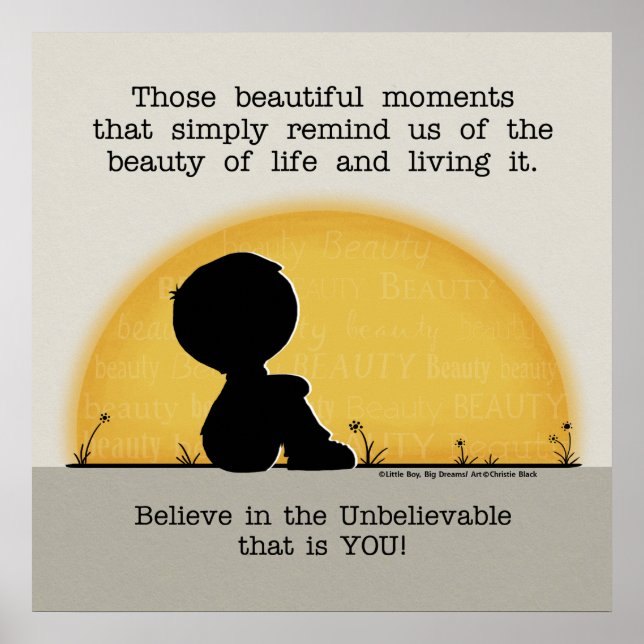 Póster Bons momentos (Frente)