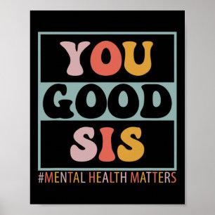 Poster Bons Problemas de Saúde Mental do Sis