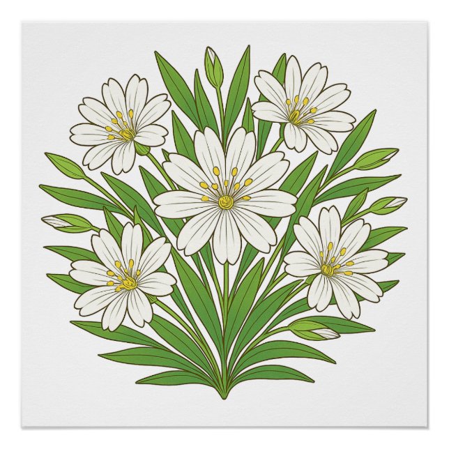 Póster Bons vibes de primavera  (Frente)