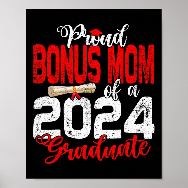 Poster Bônus Mãe De Um Formando De Graduação De 2024 (Frente)
