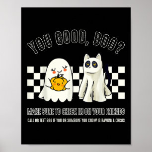 Poster Boo 988 Prevenção Suicida Saúde Mental