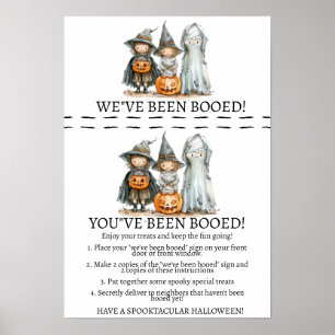 Poster Boo Bash, bairro - Um jogo surpresa de Halloween