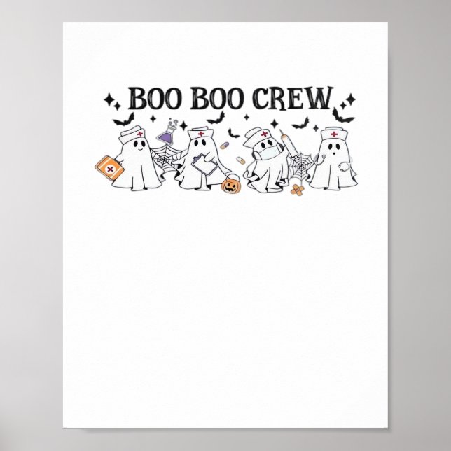 Poster Boo Boo Crew Halloween Clássico (Frente)