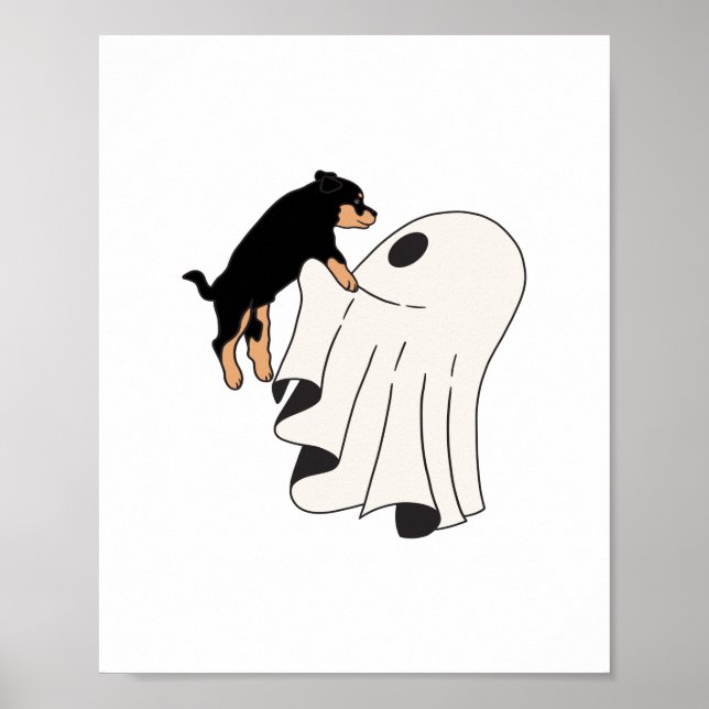 Poster Boo Cachorro das Bruxas Spooky (Frente)