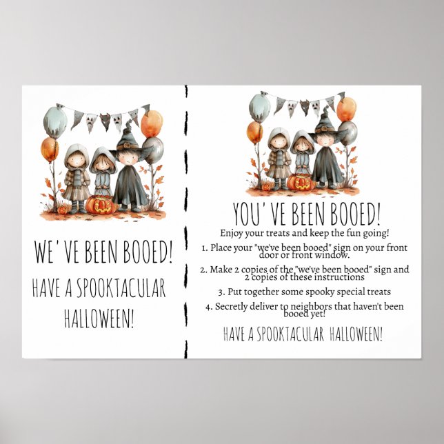 Poster Boo Crew Surprise - Um Jogo De Halloween (Frente)