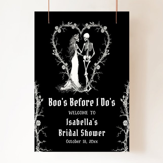 Poster Boo de Halloween antes que eu seja bem-vindo (Criador carregado)